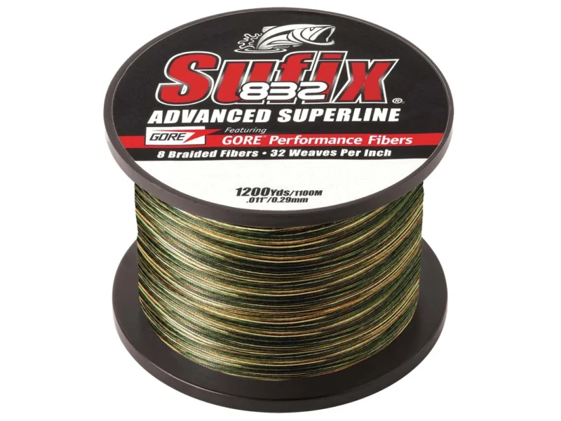 Sufix 832® Advanced Superline® Braid - 10lb - Camo - 1200 yds