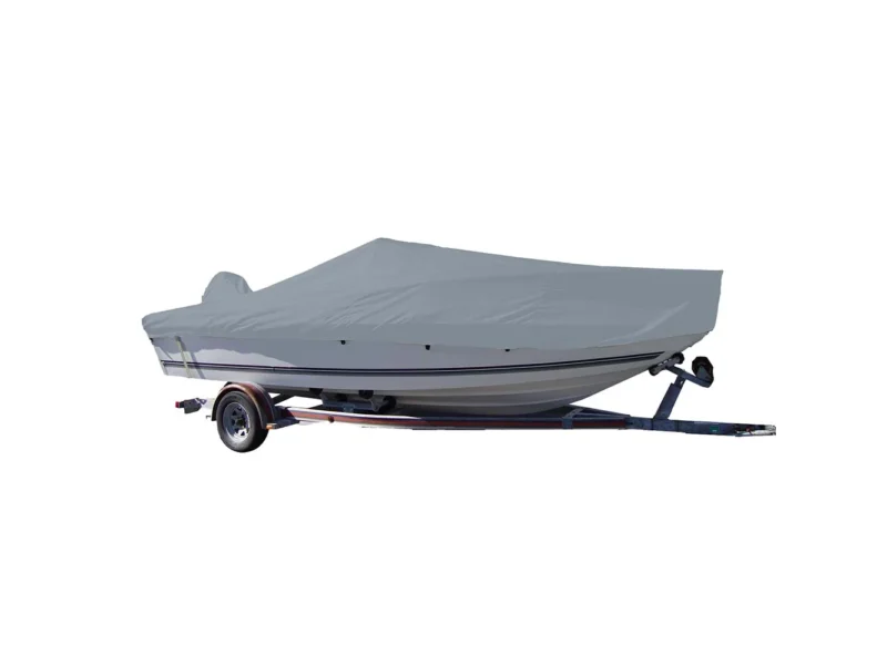 Carver Sun-DURA® Styled-to-Fit Boat Cover f/17.5' V-Hull Center Console Fishing Boat - Grey