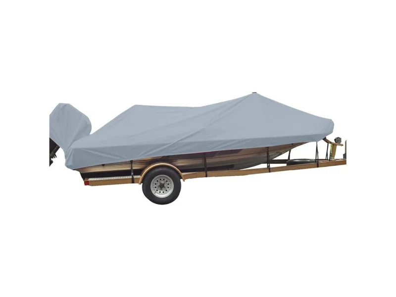 Carver Sun-DURA® Styled-to-Fit Boat Cover f/17.5' Wide Style Bass Boats - Grey