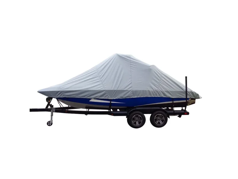 Carver Sun-DURA® Specialty Boat Cover f/23.5' Inboard Tournament Ski Boats w/Wide Bow & Swim Platform - Grey