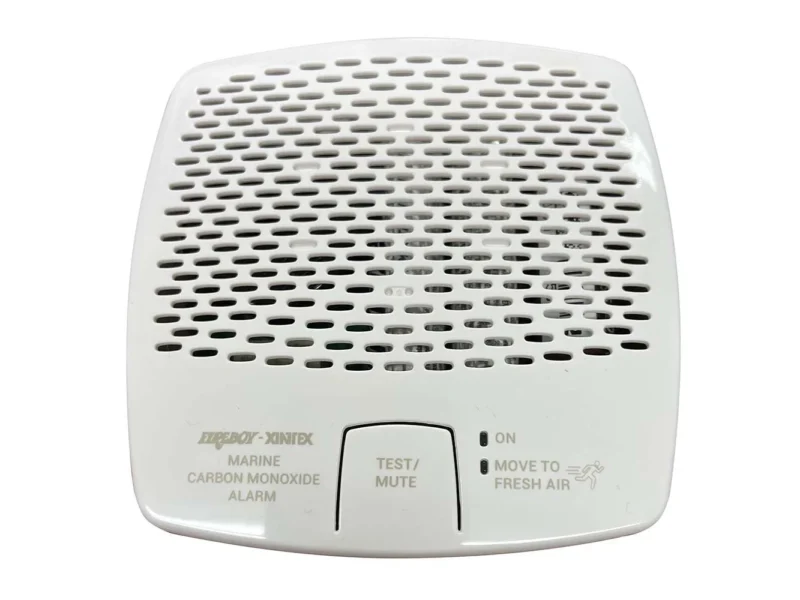 Fireboy-Xintex CO Alarm 12/24V DC w/Interconnect - White