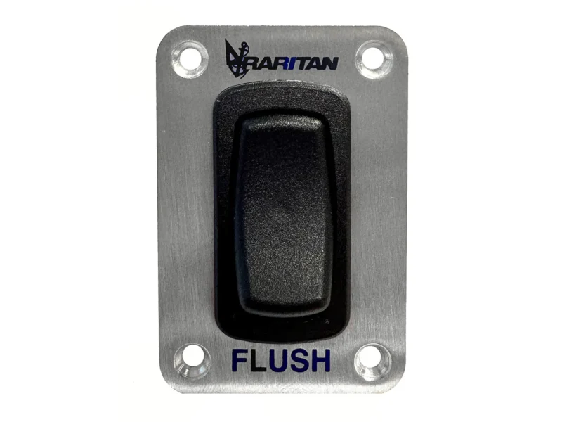 Raritan Momentary Flush Switch w/Stainless Steel Faceplate