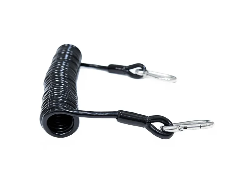 Tigress Heavy-Duty Coiled Safety Tether - 1200lbs