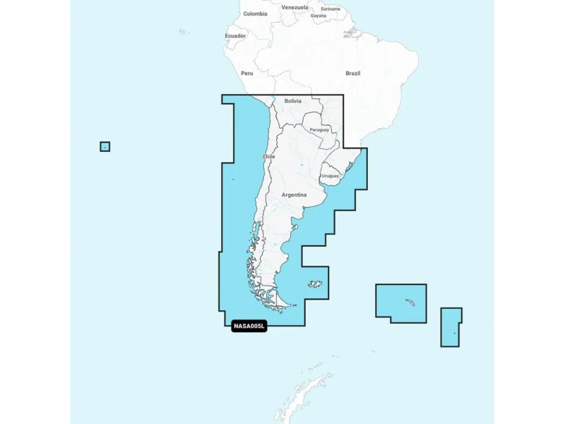 Navionics NASA005L - Chile, Argentina & Easter Island - Navionics+