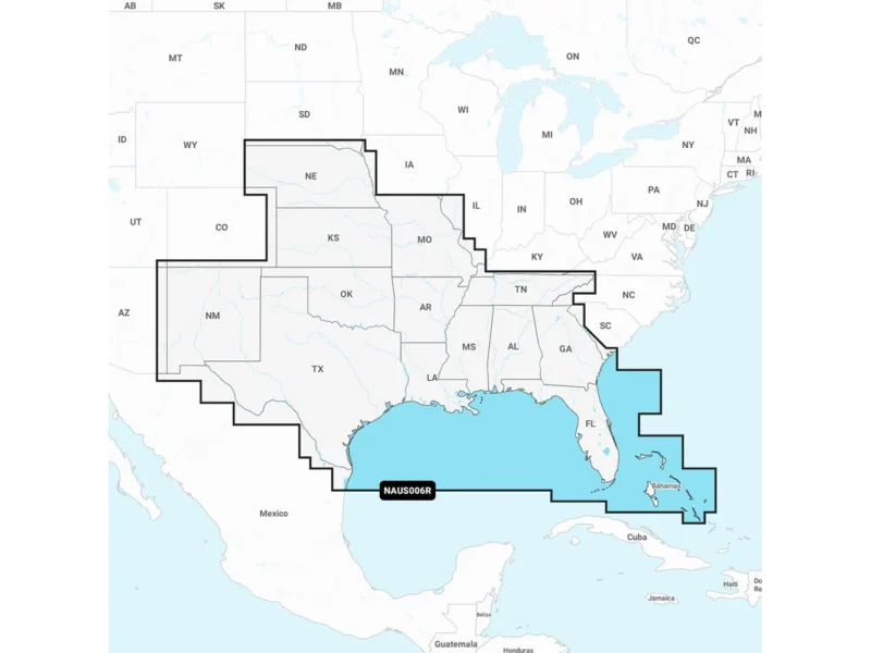 Navionics NAUS006R - U.S. South - Navionics+