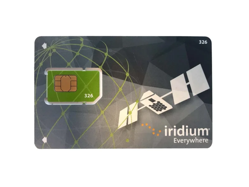 Iridium Prepaid SIM Card Activation Required - Green