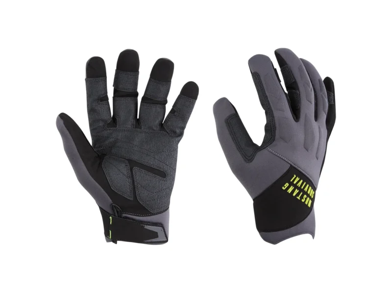 Mustang EP 3250 Full Finger Gloves - Grey/Black - Large