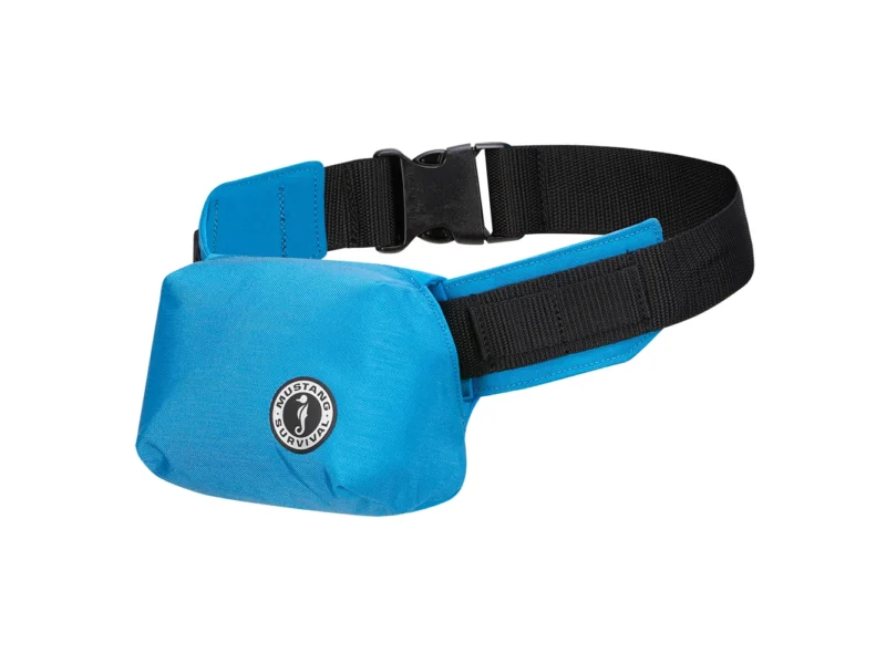 Mustang Minimalist Inflatable Belt Pack - Azure Blue - Manual