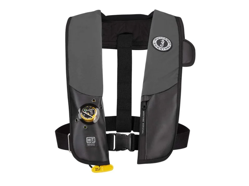 Mustang HIT Hydrostatic Inflatable PFD - Grey/Black - Automatic/Manual