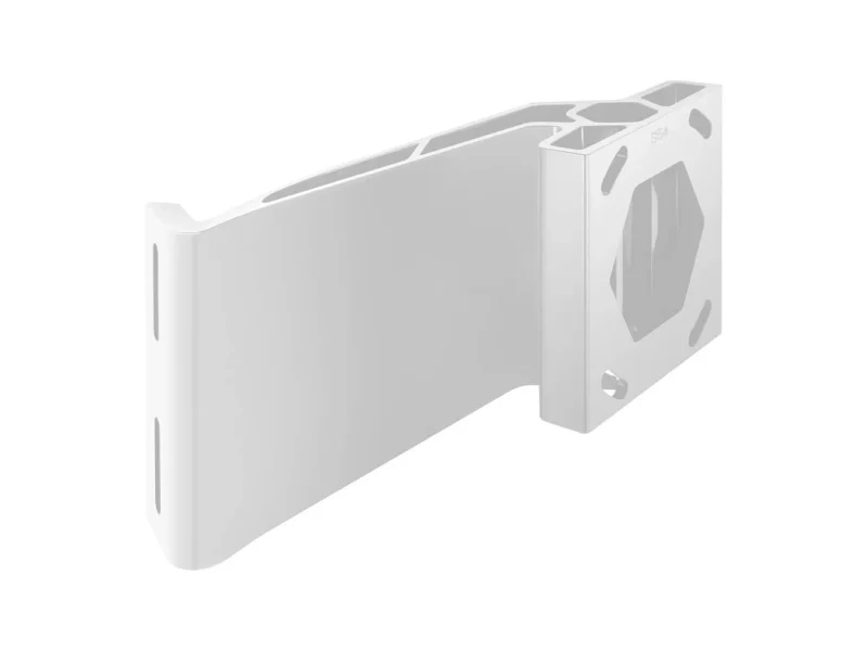 Minn Kota Raptor Jack Plate Adapter Bracket - Starboard - 5" Setback - 4" Rise - White