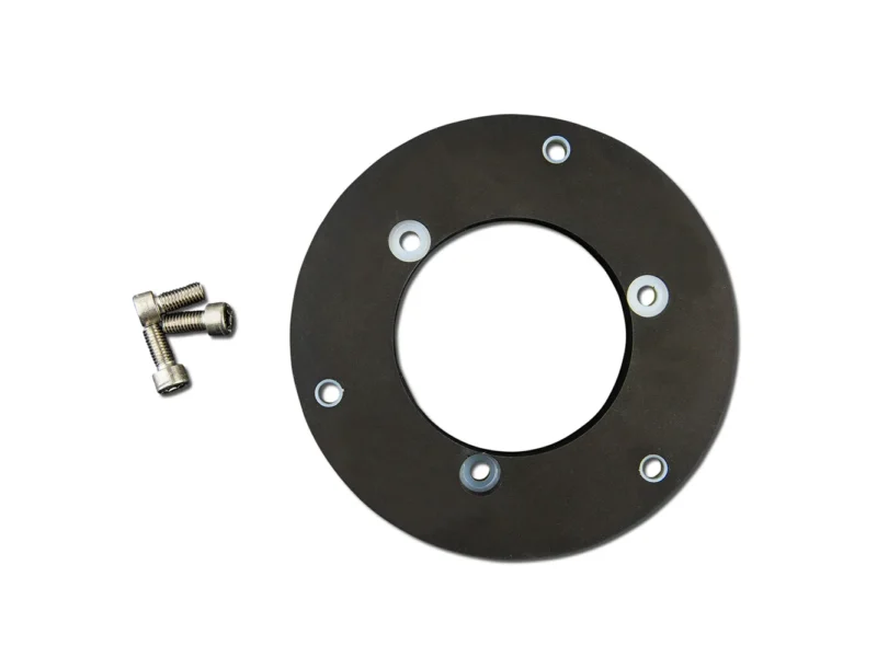 Lopolight Circular Baseplate f/Horizontal Mount Lights - Aluminum - Black