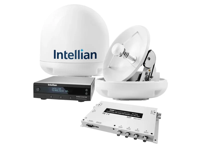 Intellian i3 US System w/DISH/Bell MIM-2 (w/3M RG6 Cable) & 15M RG6 Cable