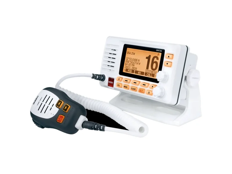 Uniden UM725 Fixed Mount Marine VHF Radio - White