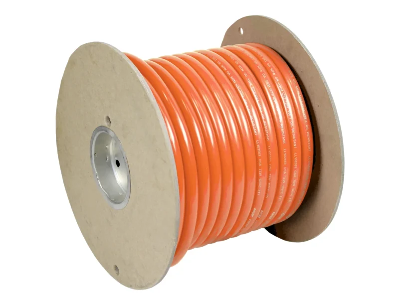 Pacer Orange 6 AWG Battery Cable - 100'