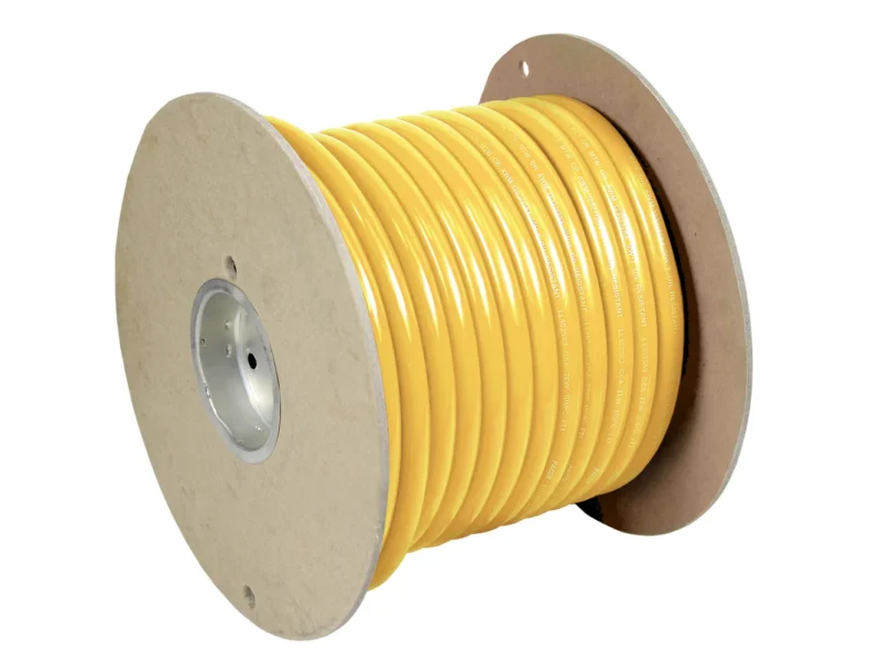 Pacer Yellow 6 AWG Battery Cable - 100'