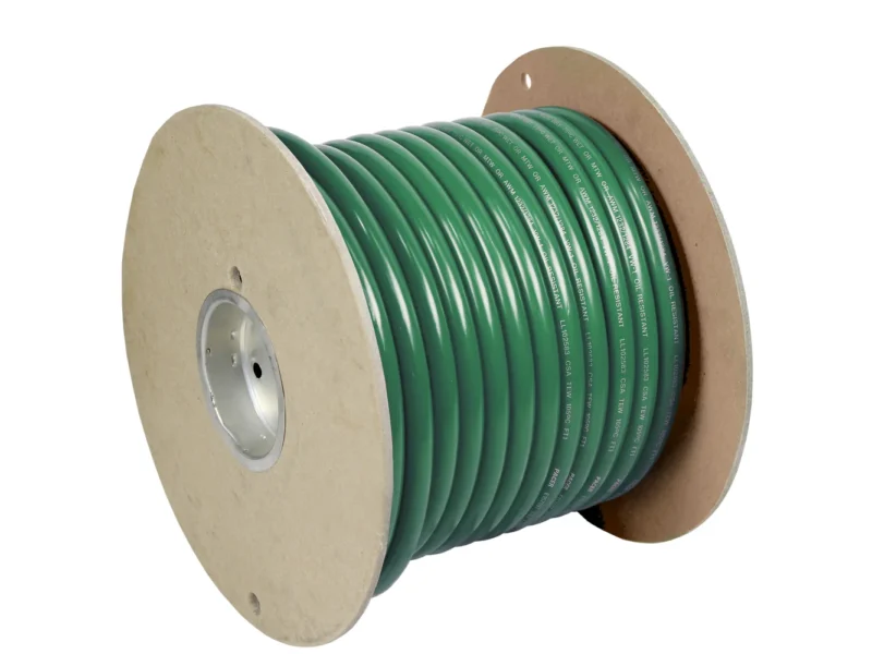 Pacer Green 6 AWG Battery Cable - 100'