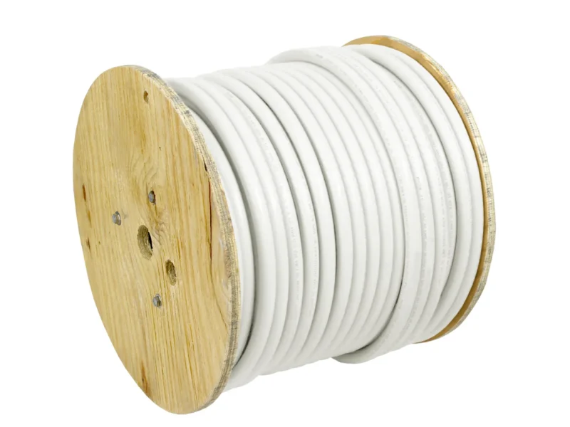 Pacer White 6 AWG Battery Cable - 250'