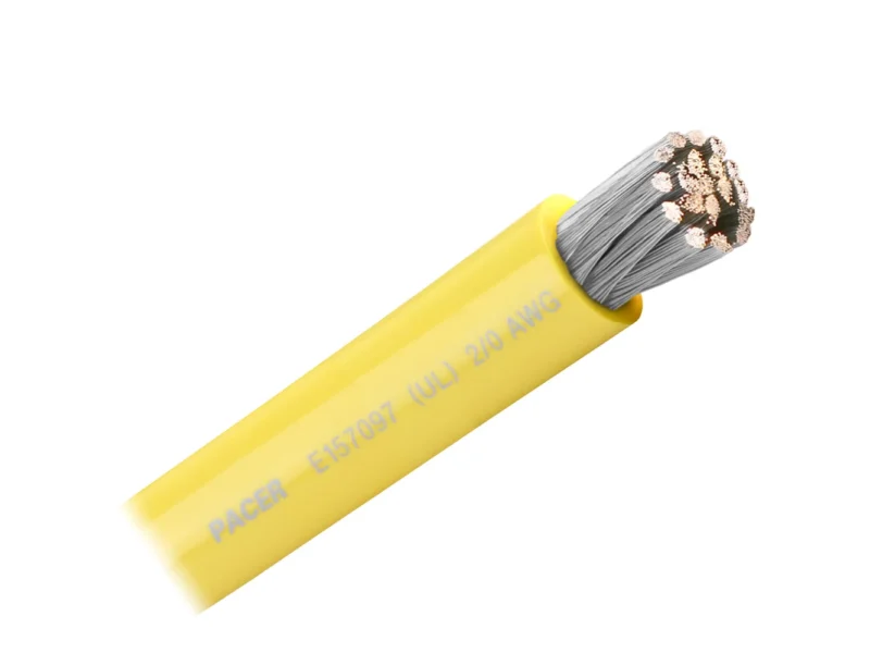 Pacer Yellow 2/0 AWG Battery Cable - Sold By The Foot