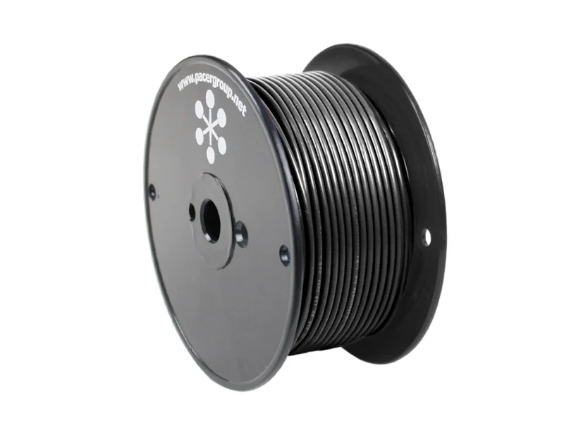 Pacer Black 18 AWG Primary Wire - 250'