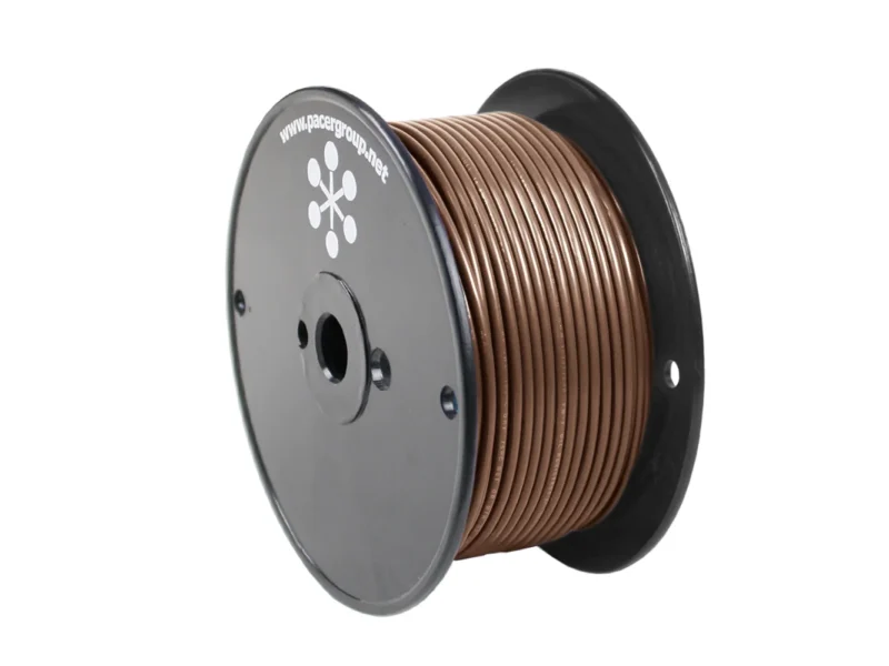 Pacer Brown 18 AWG Primary Wire - 250'