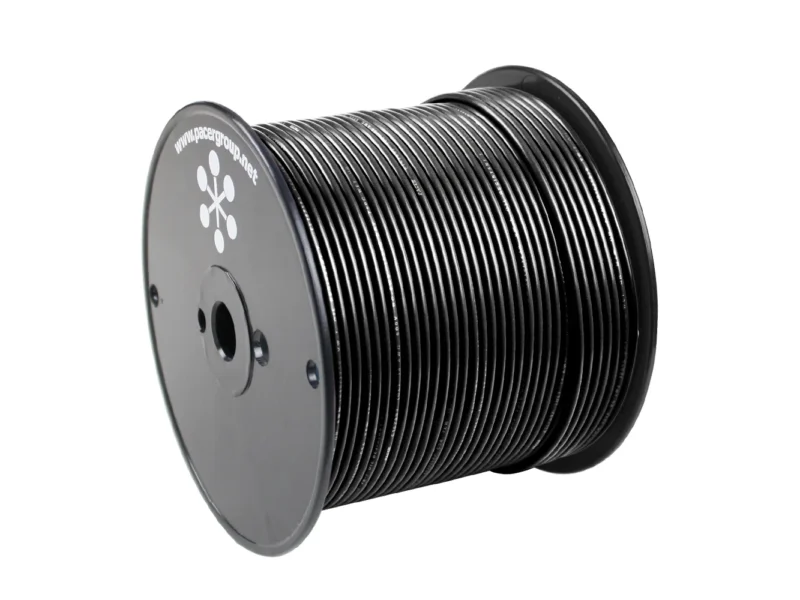 Pacer Black 18 AWG Primary Wire - 500'