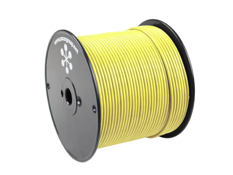 Pacer Yellow 18 AWG Primary Wire - 500'