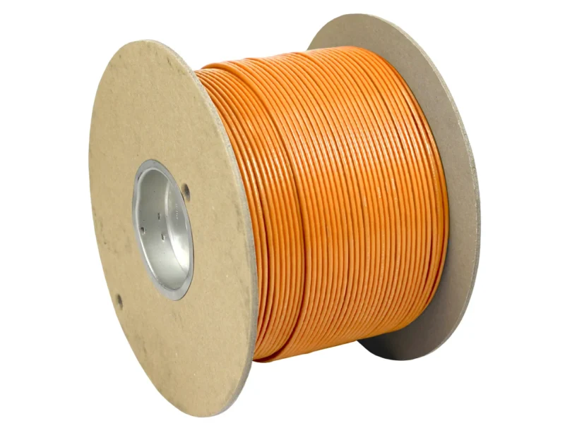 Pacer Orange 18 AWG Primary Wire - 1,000'