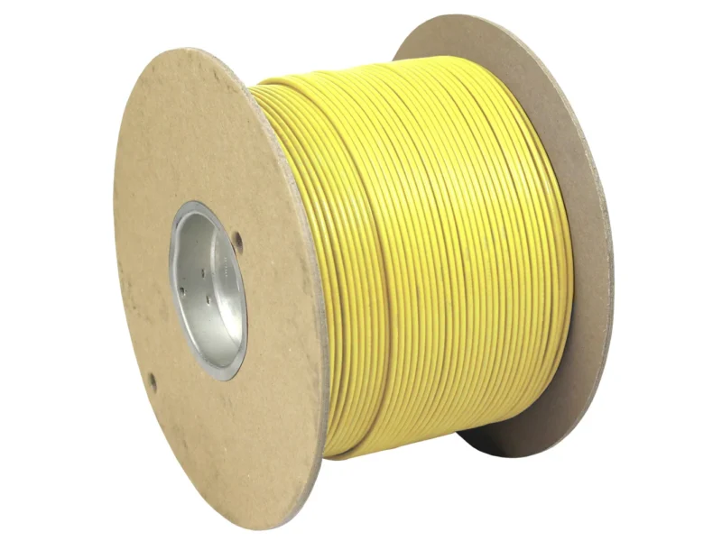 Pacer Yellow 18 AWG Primary Wire - 1,000'