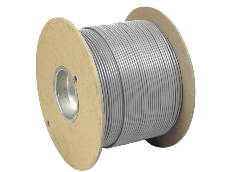 Pacer Grey 18 AWG Primary Wire - 1,000'