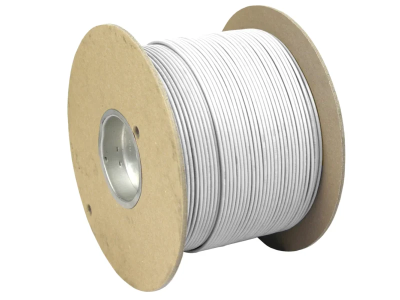 Pacer White 18 AWG Primary Wire - 1,000'