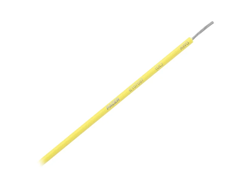 Pacer Yellow 16 AWG Primary Wire - 25'