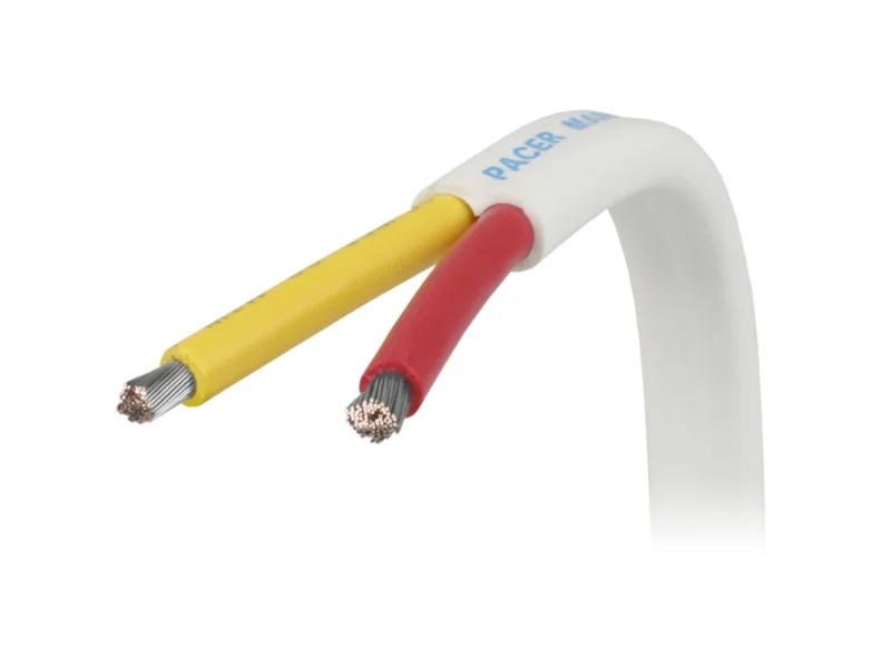 Pacer 18/2 AWG Safety Duplex Cable - Red/Yellow - 250'