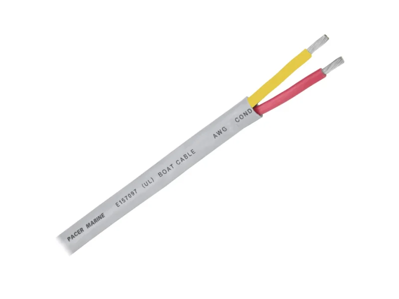 Pacer 16/2 AWG Round Safety Duplex Cable - Red/Yellow - 100'