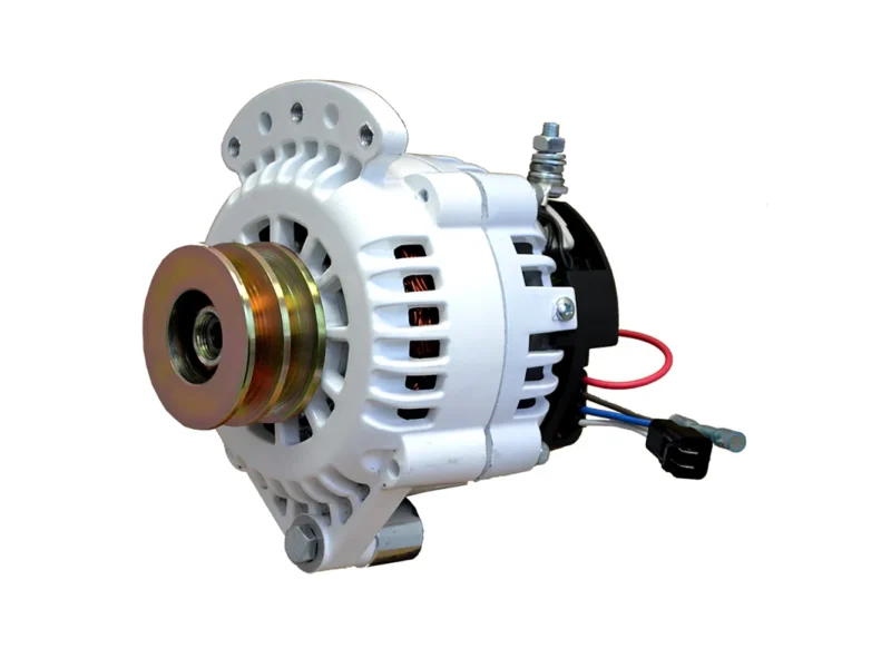 Balmar Alternator 120 AMP 12V 1-2" Single Foot Spindle Mount Dual Vee Pulley w/Isolated Ground