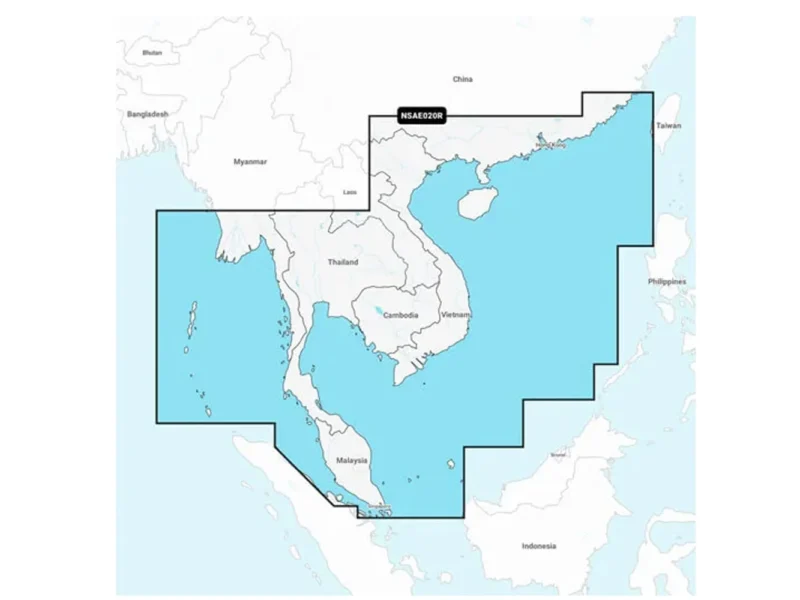 Garmin Navionics+ NSAE020R - South China & Andaman Seas - Marine Chart