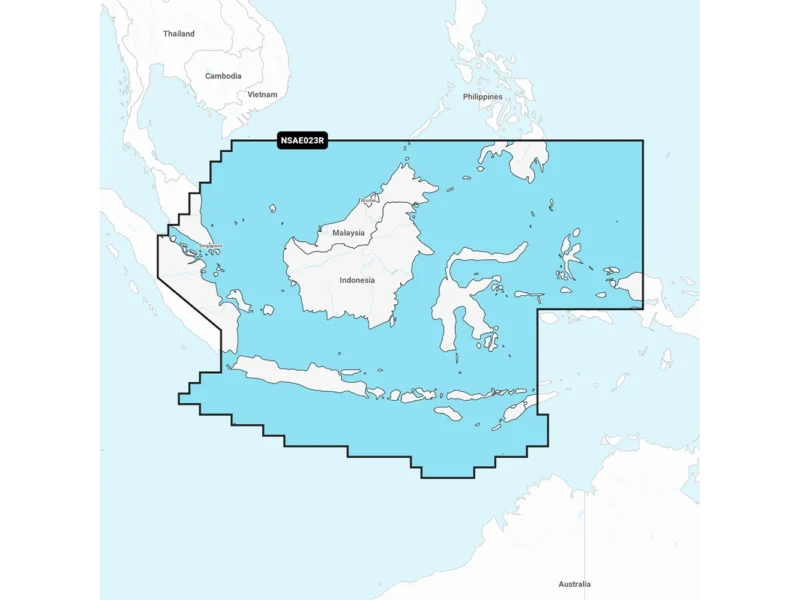 Garmin Navionics+ NSAE023R - Java & Borneo - Marine Chart