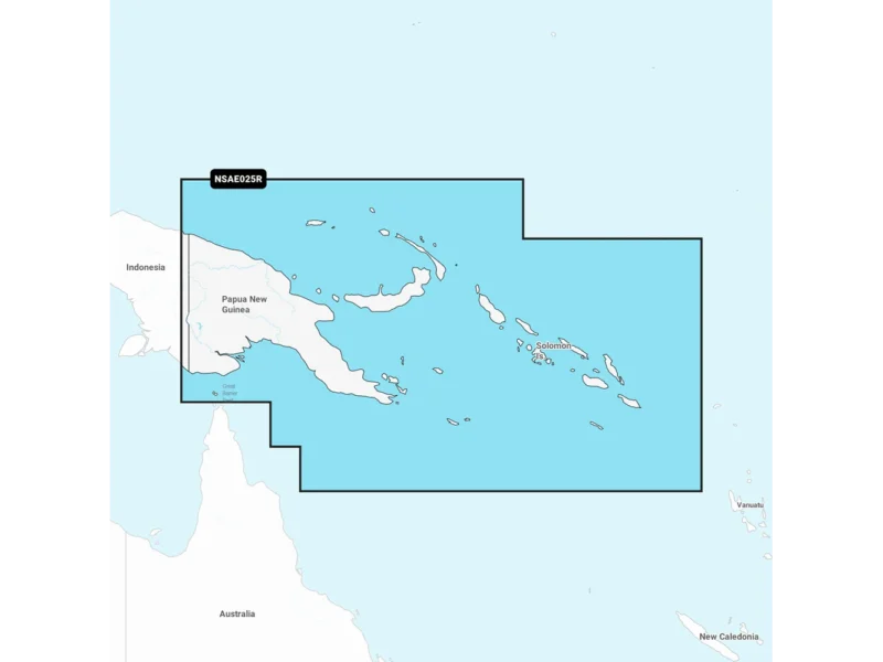 Garmin Navionics+ NSAE025R - Papua New Guinea & Solomon Islands - Marine Chart