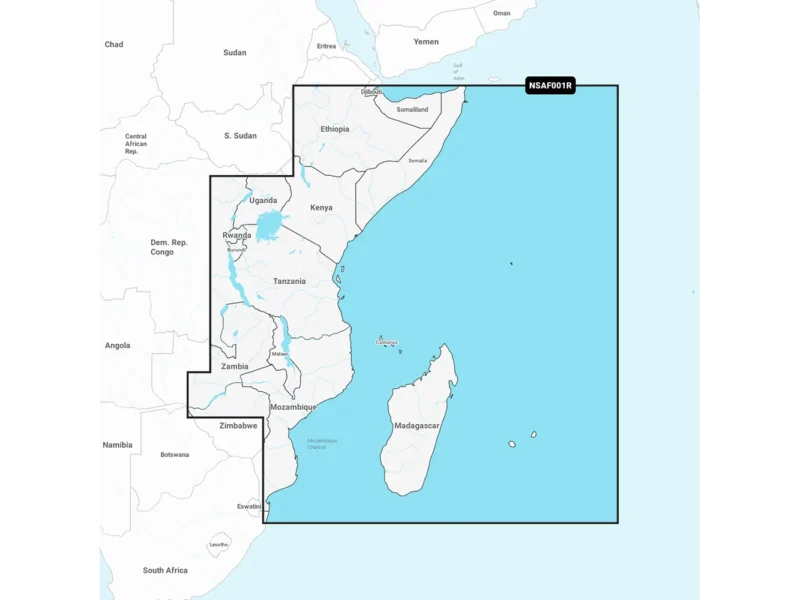 Garmin Navionics+ NSAF001R - Africa, East - Marine Chart