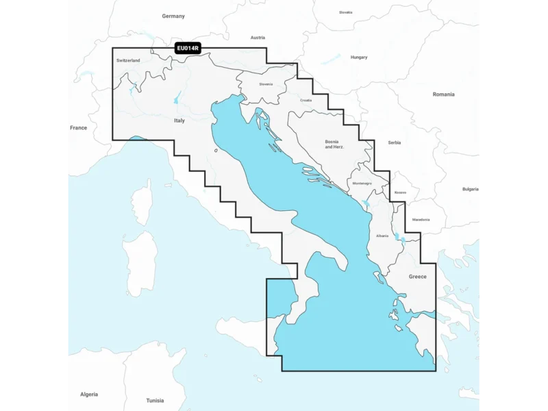 Garmin Navionics+ NSEU014R - Italy, Adriatic Sea - Marine Chart