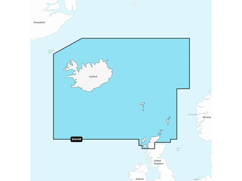 Garmin Navionics+ NSEU043R - Iceland to Turkey - Marine Chart