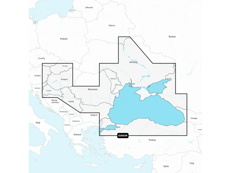 Garmin Navionics+ NSEU063R - Black Sea & Azov Sea - Marine Chart