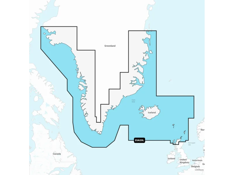 Garmin Navionics+ NSEU602L - Greenland & Iceland - Marine Chart