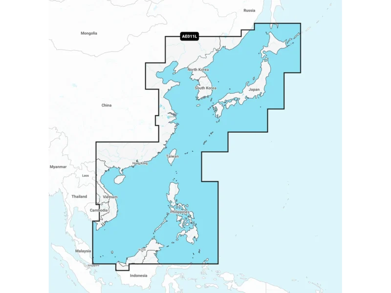 Garmin Navionics Vision+ NVAE011L - China Sea & Japan - Marine Chart