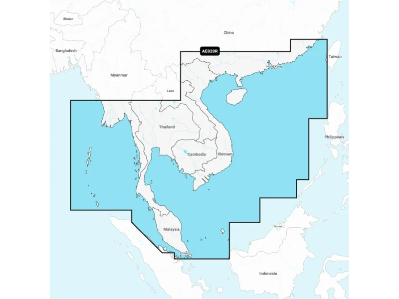 Garmin Navionics Vision+ NVAE020R - South China & Andaman Seas - Marine Chart