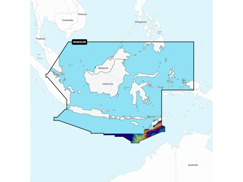 Garmin Navionics Vision+ NVAE023R - Java & Borneo - Marine Chart