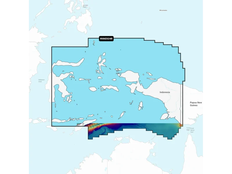 Garmin Navionics Vision+ NVAE024R - Central West Papua & East Sulawesi - Marine Chart