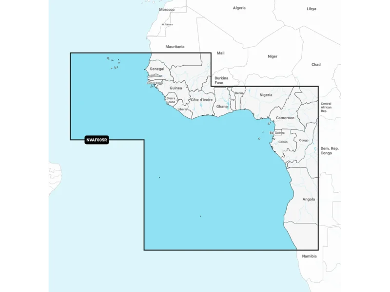 Garmin Navionics Vision+ NVAF005R - Africa, West - Marine Chart