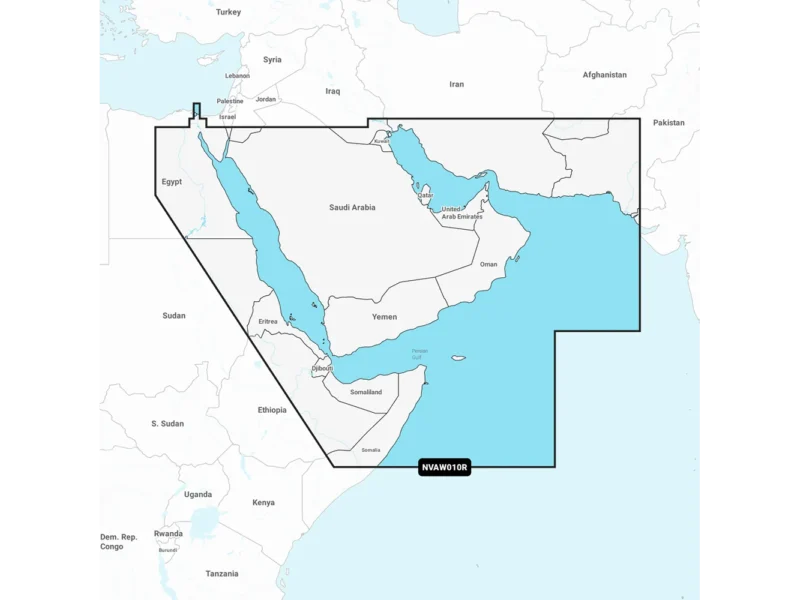 Garmin Navionics Vision+ NVAW010R - The Gulf & Red Sea - Marine Chart