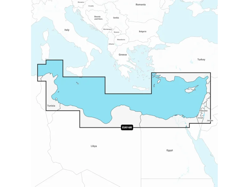 Garmin Navionics Vision+ NVEU016R - Mediterranean Sea, Southeast - Marine Chart