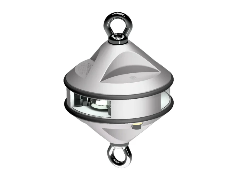 Lopolight Series 200-012 - Hoist Light - 2NM - White - Silver Housing